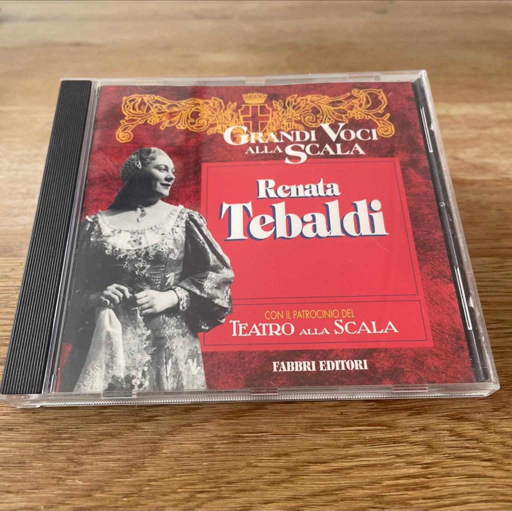 Renata Tebaldi - Grandi Voci alla Scala CD, Ophalen of Verzenden, Romantiek, Zo goed als nieuw, Opera of Operette