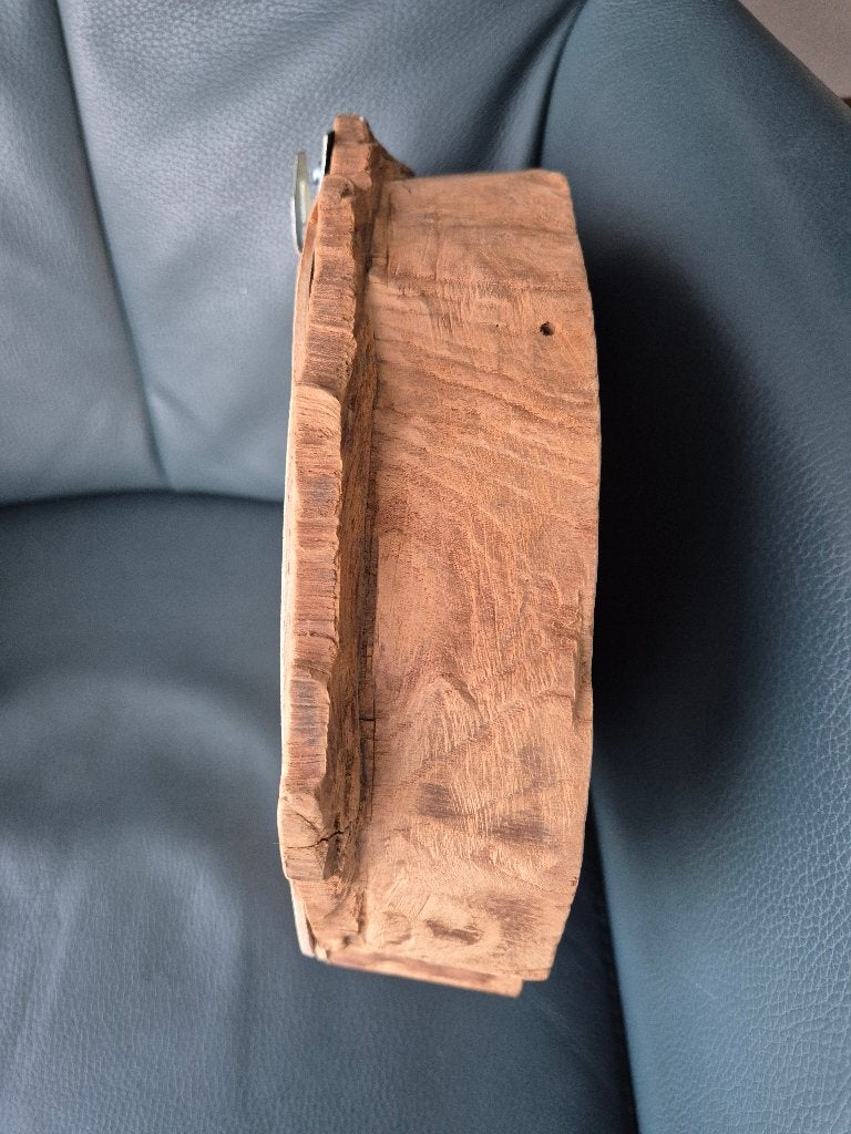 houten spiegel, Ophalen, Minder dan 50 cm, Rond, Nieuw