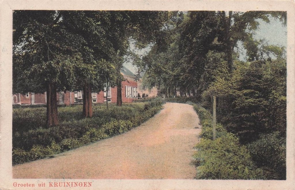703-319-007 Groeten uit Kruiningen, Verzenden, Voor 1920, Zeeland