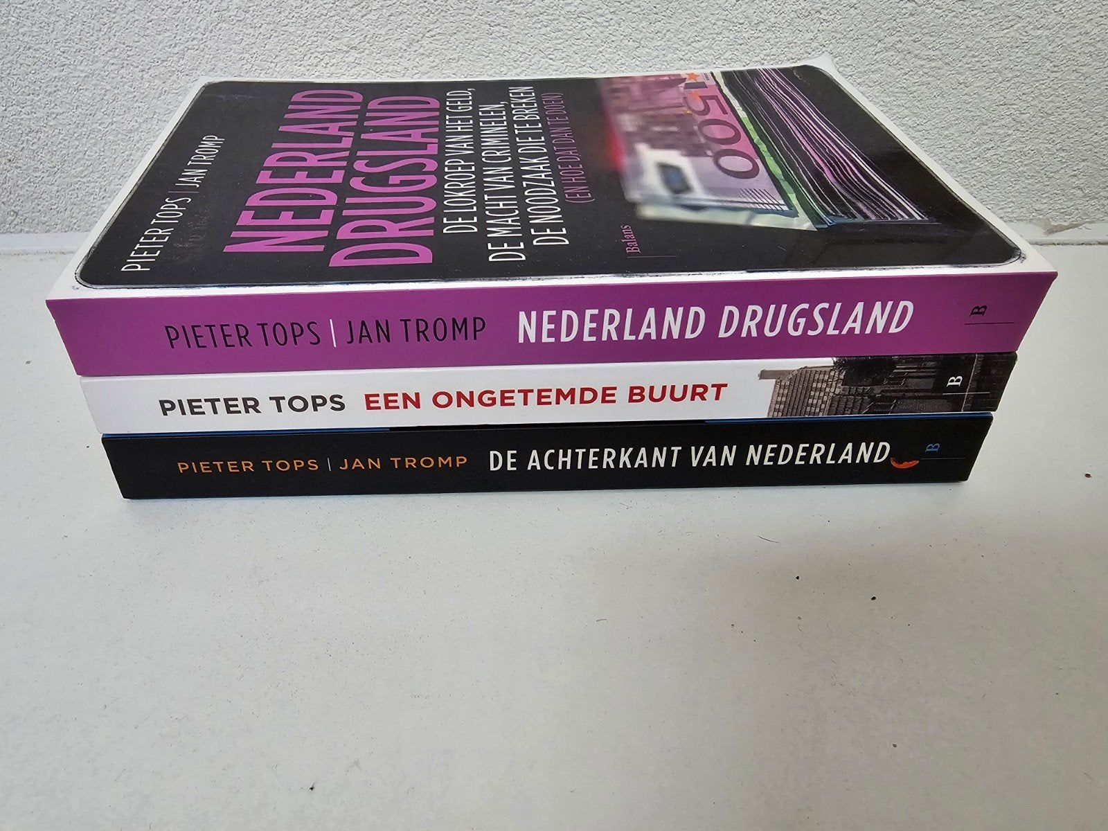 Boeken Pieter Tops & Jan Tromp: Nederland Drugsland e.a., Ophalen of Verzenden, Gelezen, Pieter Tops, Jan Tromp