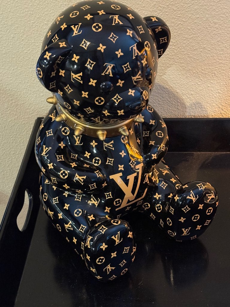 NOAR TEDDY, Antiek en Kunst, Kunst | Designobjecten, Handgemaakt, 30 cm, Zwart, Beeld