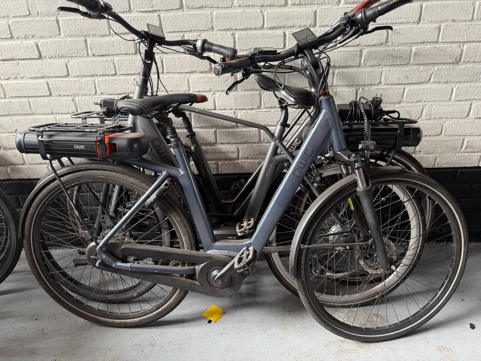 3 opknap Qwic elektrische fietsen, Fietsen en Brommers, Elektrische fiets, Gebruikt, Ophalen of Verzenden, Motor