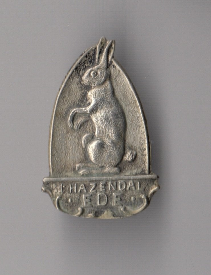 Ede 't Hazendal broche, Gebruikt, Niet vindbaar, Niet vindbaar, Speldje of Pin