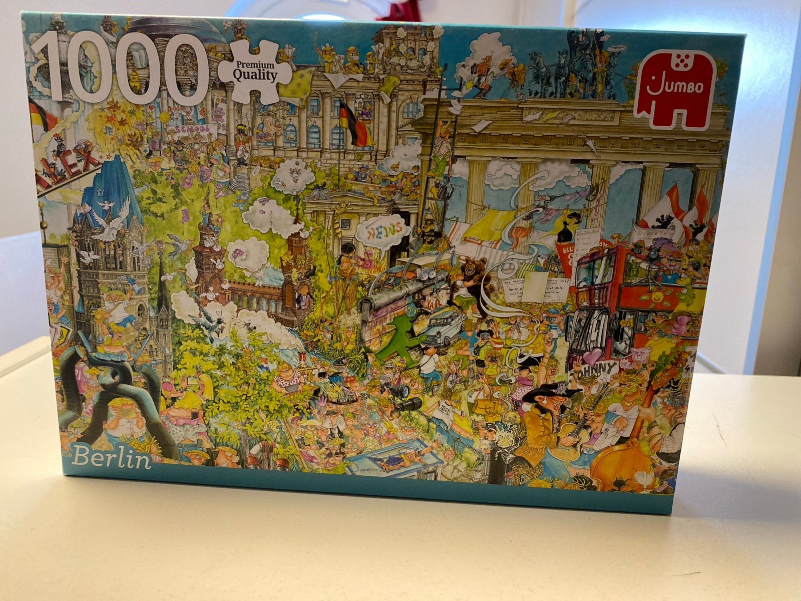 Jumbo Puzzel 1000 Stukjes - Berlijn, Een of twee spelers, Ophalen, Zo goed als nieuw