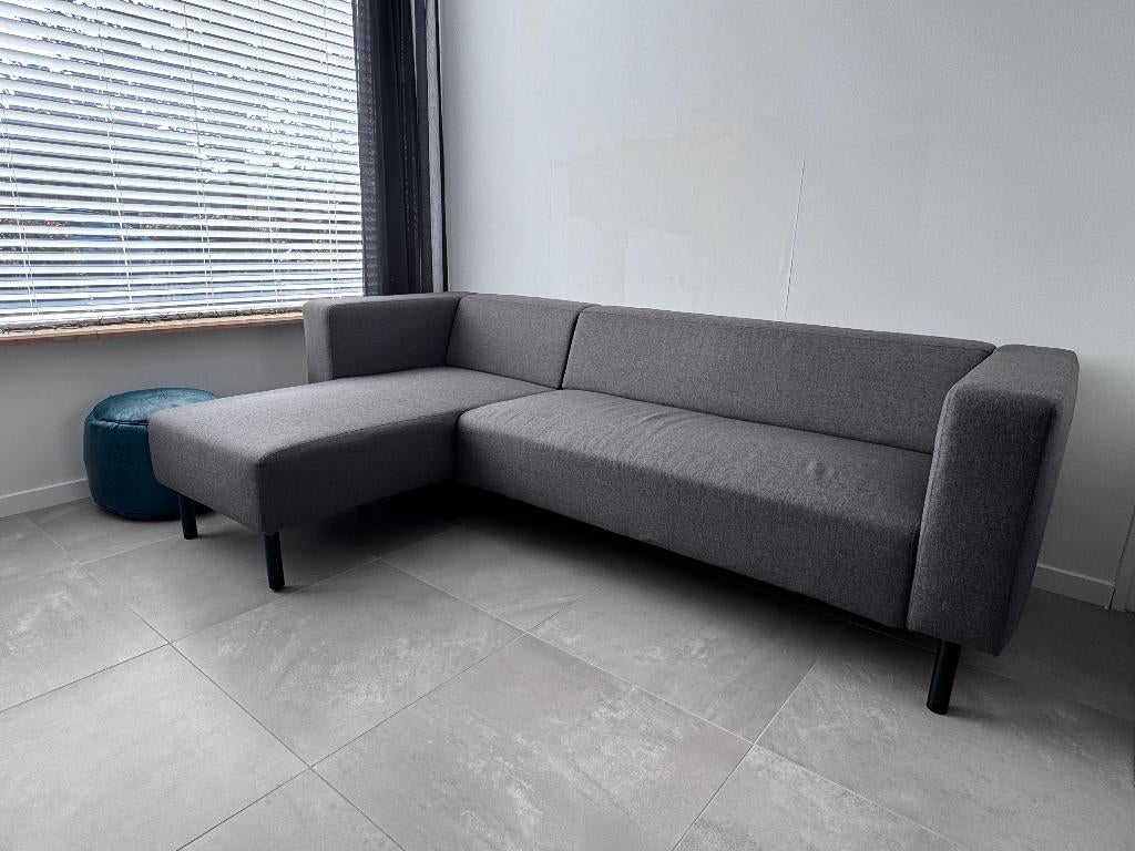Bank KARISE chaise longue grijs (Jysk), Huis en Inrichting, Banken | Sofa's en Chaises Longues, Ophalen, 125 tot 150 cm, Scandinavisch, modern