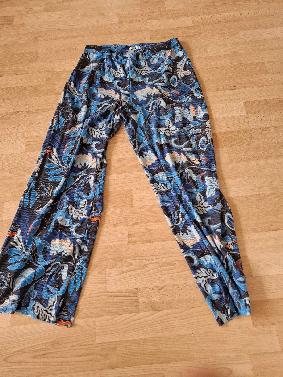 WE Broek met print - Maat XL, Blauw, WE, Maat 46/48 (XL) of groter, Ophalen of Verzenden
