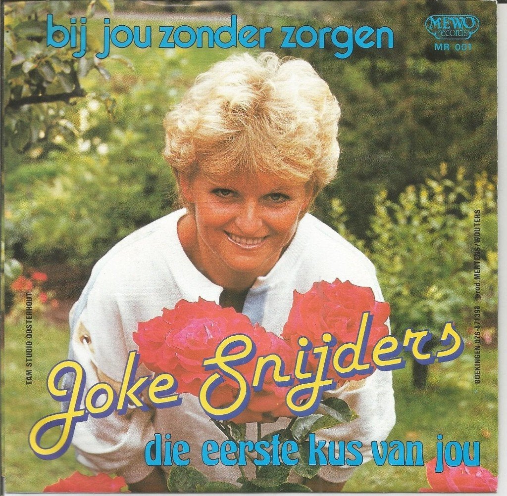 Joke Snijders – Bij Jou Zonder Zorgen (1985), Cd's en Dvd's, Vinyl | Nederlandstalig, Fotohoes, 7 inch, Ophalen of Verzenden, Zo goed als nieuw