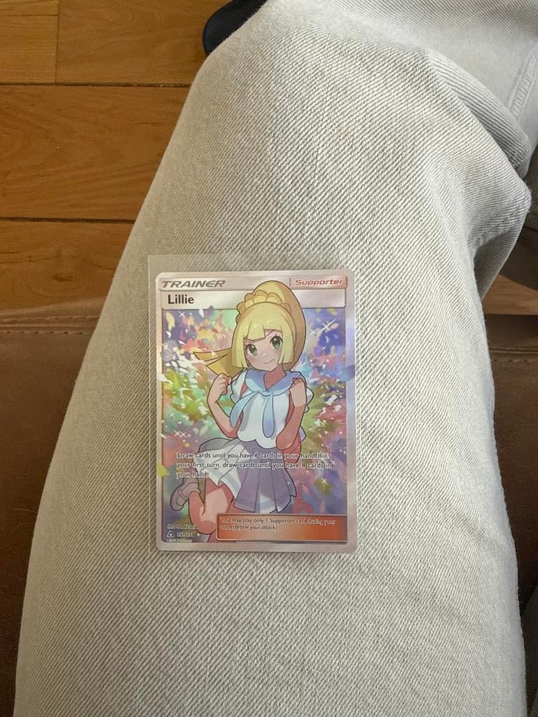 Pokémon Kaart Lillie Full Art Trainer 151/156, Ophalen, Nieuw, Losse kaart, Foil