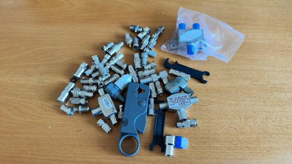 coax connectors, Ophalen of Verzenden, Nieuw, Minder dan 2 meter, Coaxiale kabel