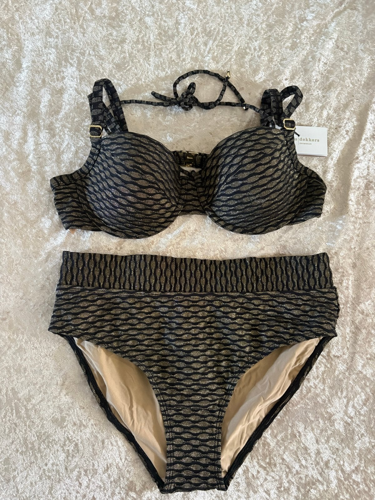 Marlies Dekkers bikini maat 85 B broekje maat M, Kleding | Dames, Ophalen of Verzenden, Nieuw, Zwart, Bikini
