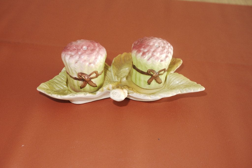 frans asperge peper zout stel porselein antiek, Ophalen of Verzenden