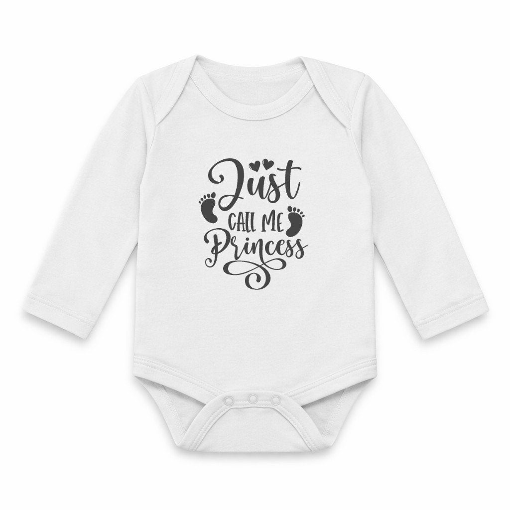 Nieuw tekst romper Just call me princess, Kinderen en Baby's, The River House, Info@theriverhouse.nl, Nieuw, Ophalen of Verzenden