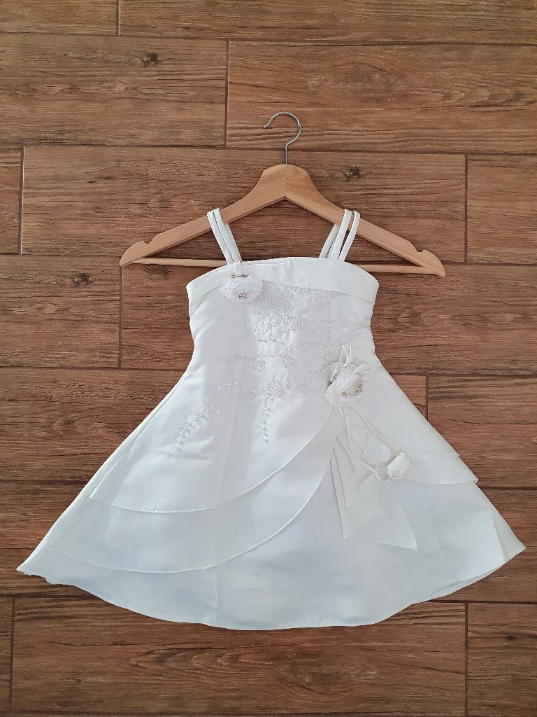 Bruidsmeisjes jurk mt 116 en accessoires, Ophalen of Verzenden, Zo goed als nieuw, 110 t/m 116, Meisje
