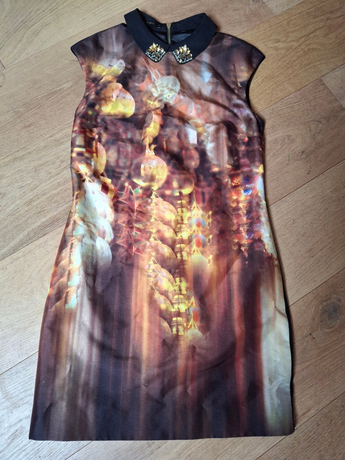 Ted Baker Jurk mt 1 Maat 36 (S), Overige kleuren, Ophalen of Verzenden, Zo goed als nieuw, Maat 36 (S)