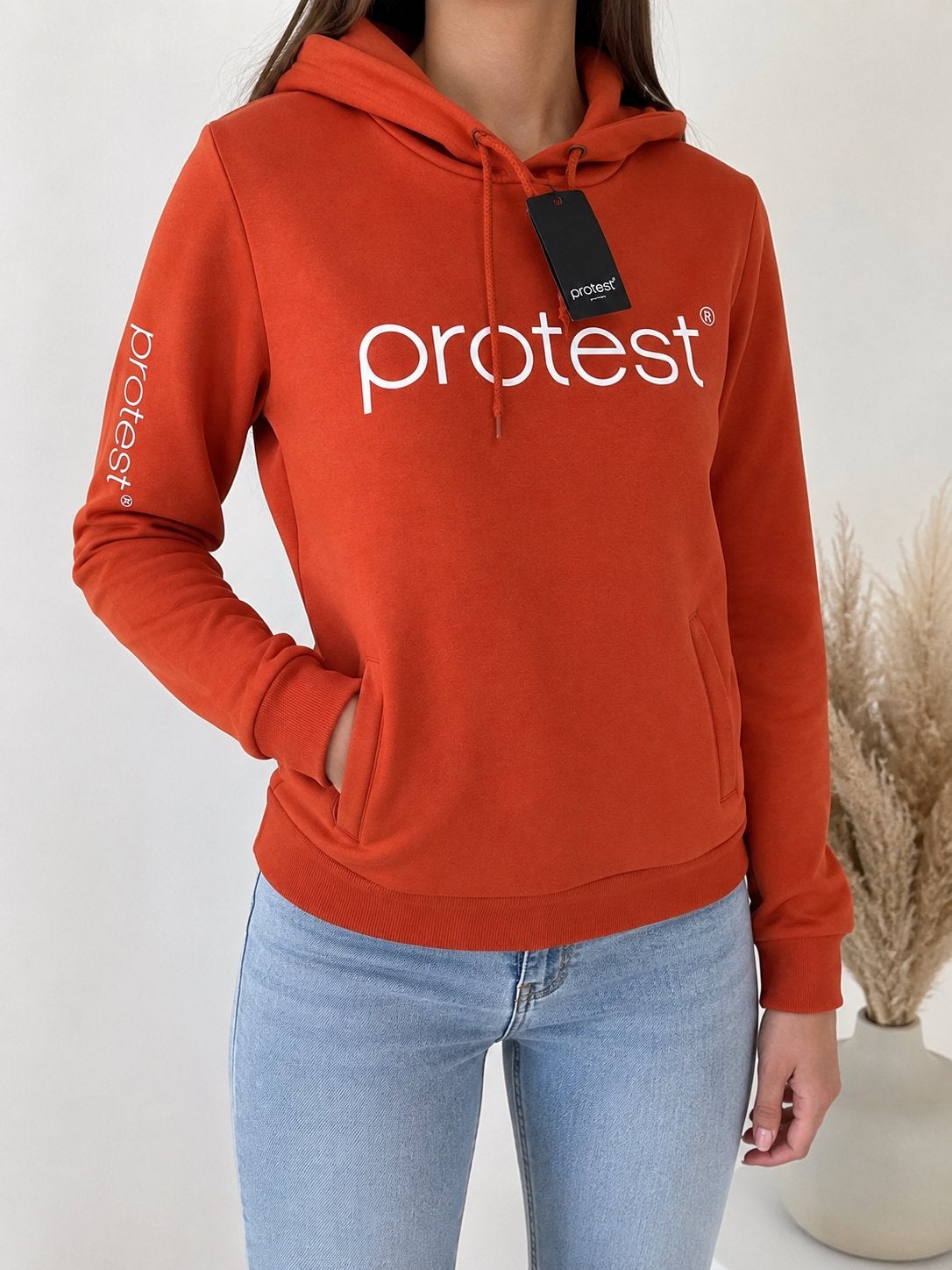 Protest hoodie dames - Maat M - Nieuw met kaartjes, Ophalen of Verzenden, Nieuw, Maat 38/40 (M), Oranje