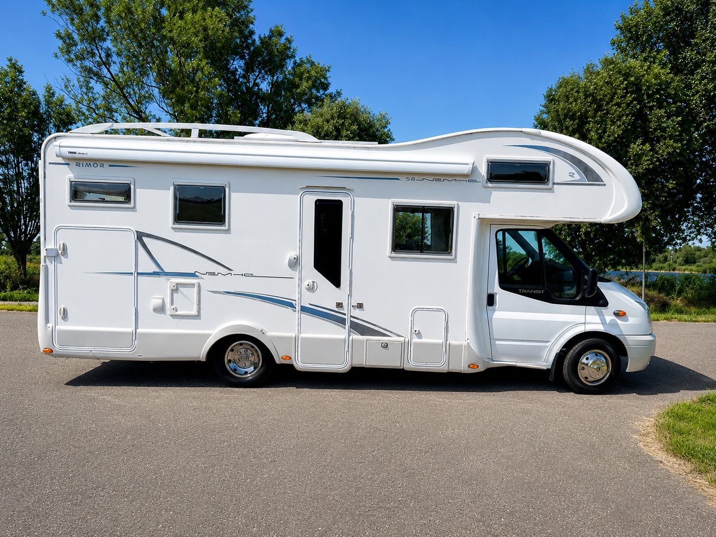 Ford Rimor Nehmo 58 | 160 PK | 2011 | XXL garage, Caravans en Kamperen, Campers, Particulier, Half-integraal, Ford