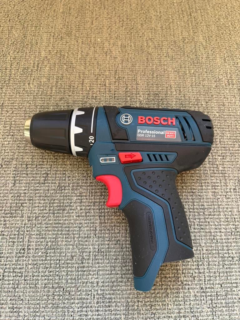 Bosch GSR 12-15 Nieuw, Doe-het-zelf en Verbouw, Gereedschap | Boormachines, Ophalen of Verzenden, Zo goed als nieuw, Boor- en Schroefmachine