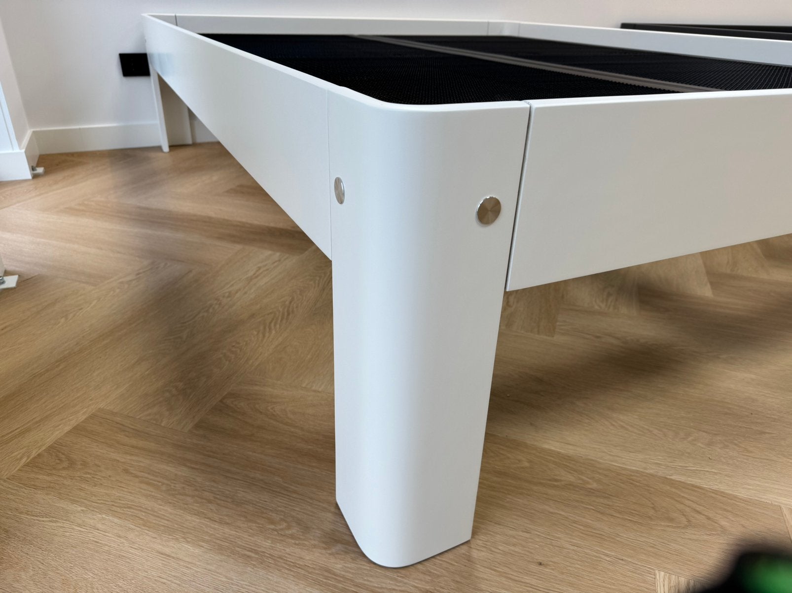 Showroommodel: Auping Auronde 180x200 Pure White (-50%!), De BeddenHal, Wit, Tweepersoons, Ophalen of Verzenden