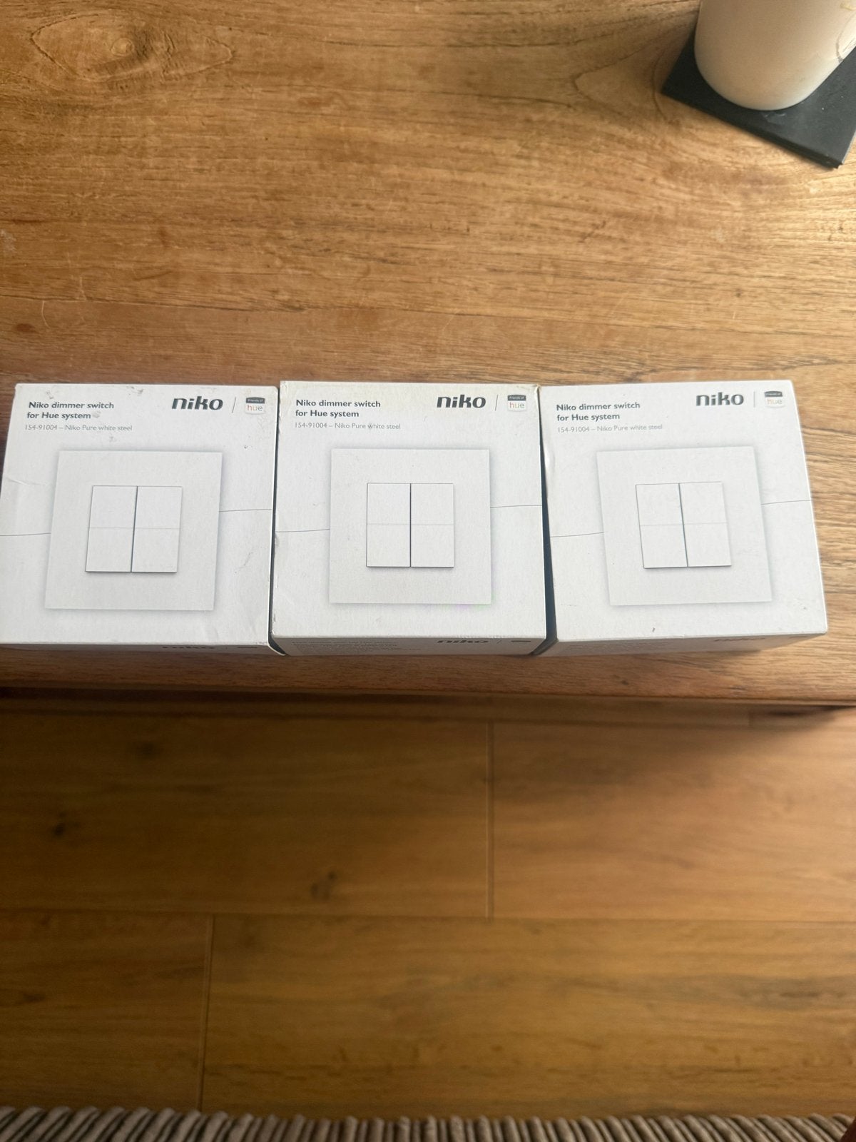 Niko dimmer schakelaar voor Hue systeem (3 stuks), Ophalen of Verzenden, Nieuw, Overige merken, Dimmer