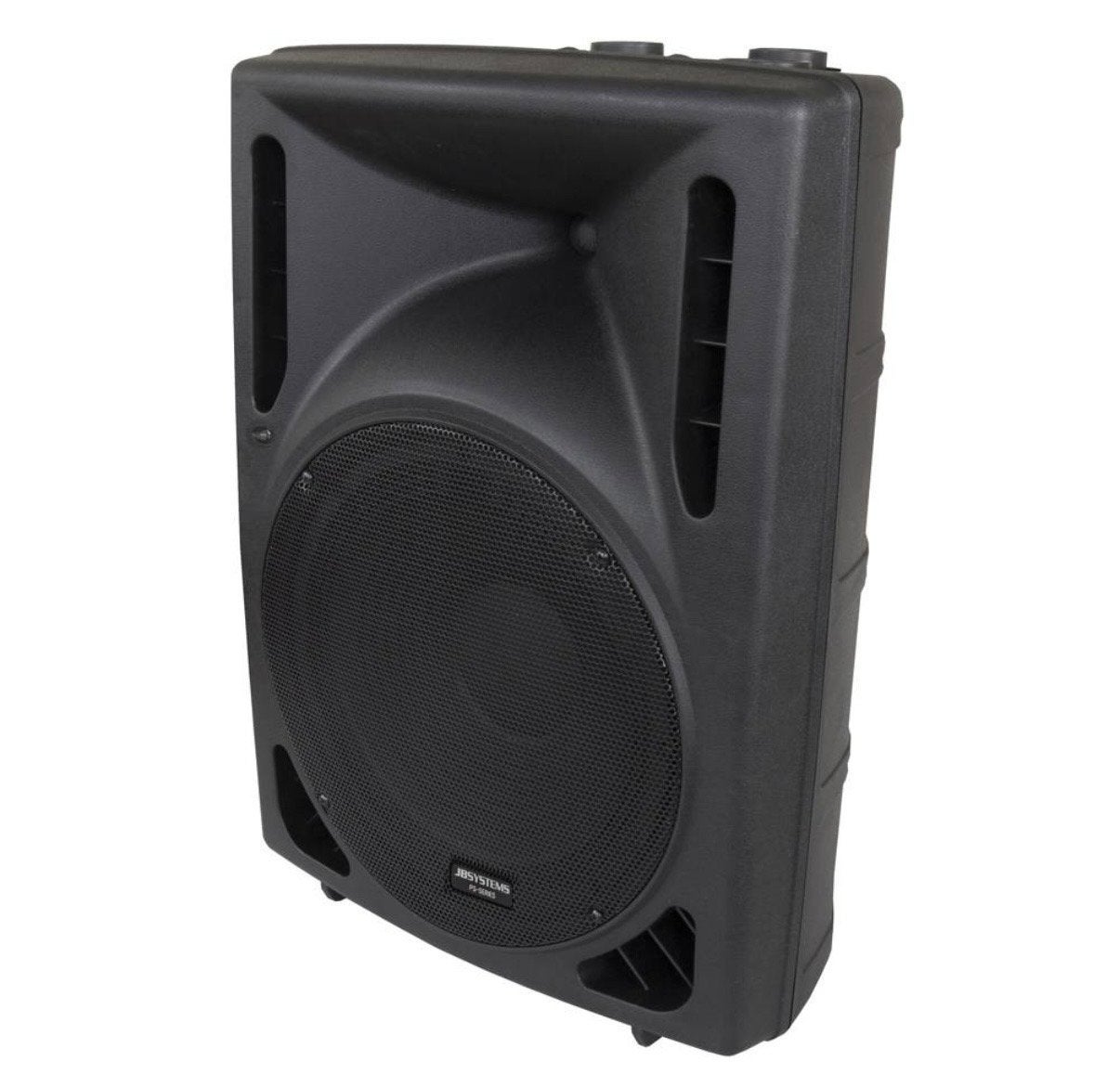 Set JB Systems actieve 12 inch speakers met statieven