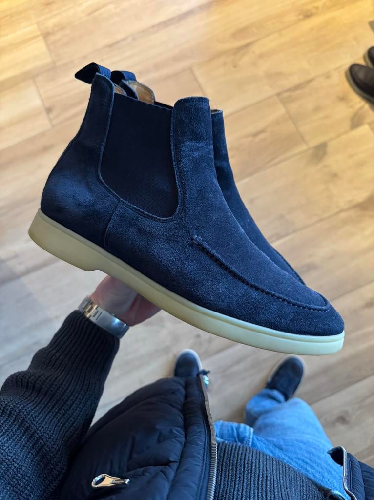 Aurelien | Loafer / chelsea boot | Maat 42, Kleding | Heren, Schoenen, Loafers, Blauw, Ophalen of Verzenden, Zo goed als nieuw