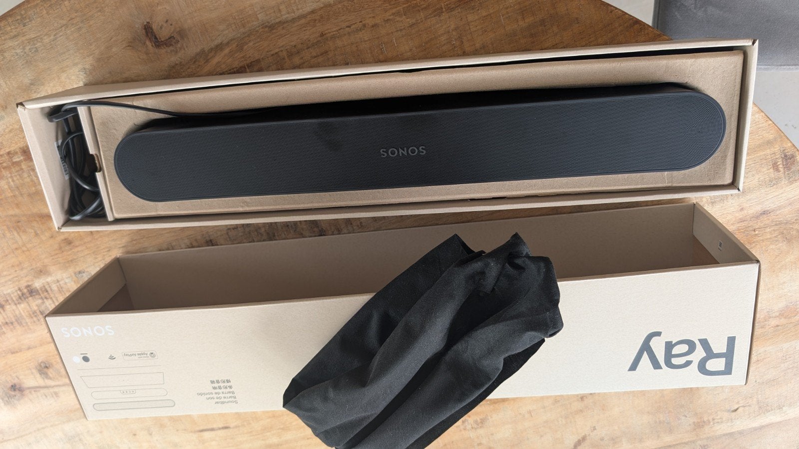 Sonos Ray Soundbar Zwart - Nieuw in doos, Ophalen, Zo goed als nieuw