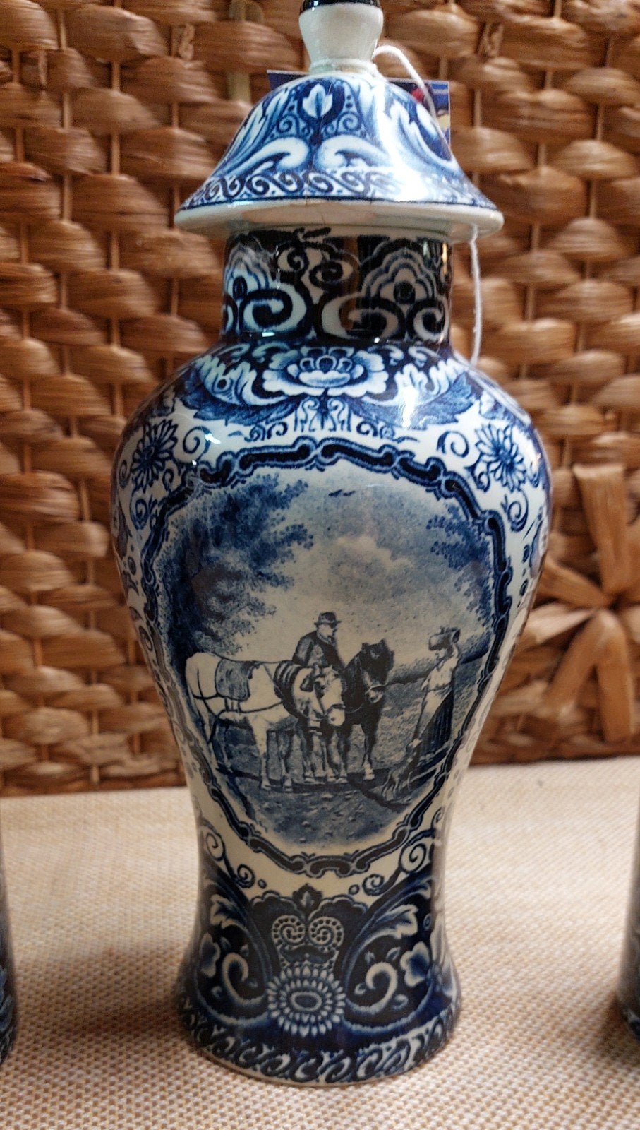 Vazen set Delfts blauw., Ophalen of Verzenden