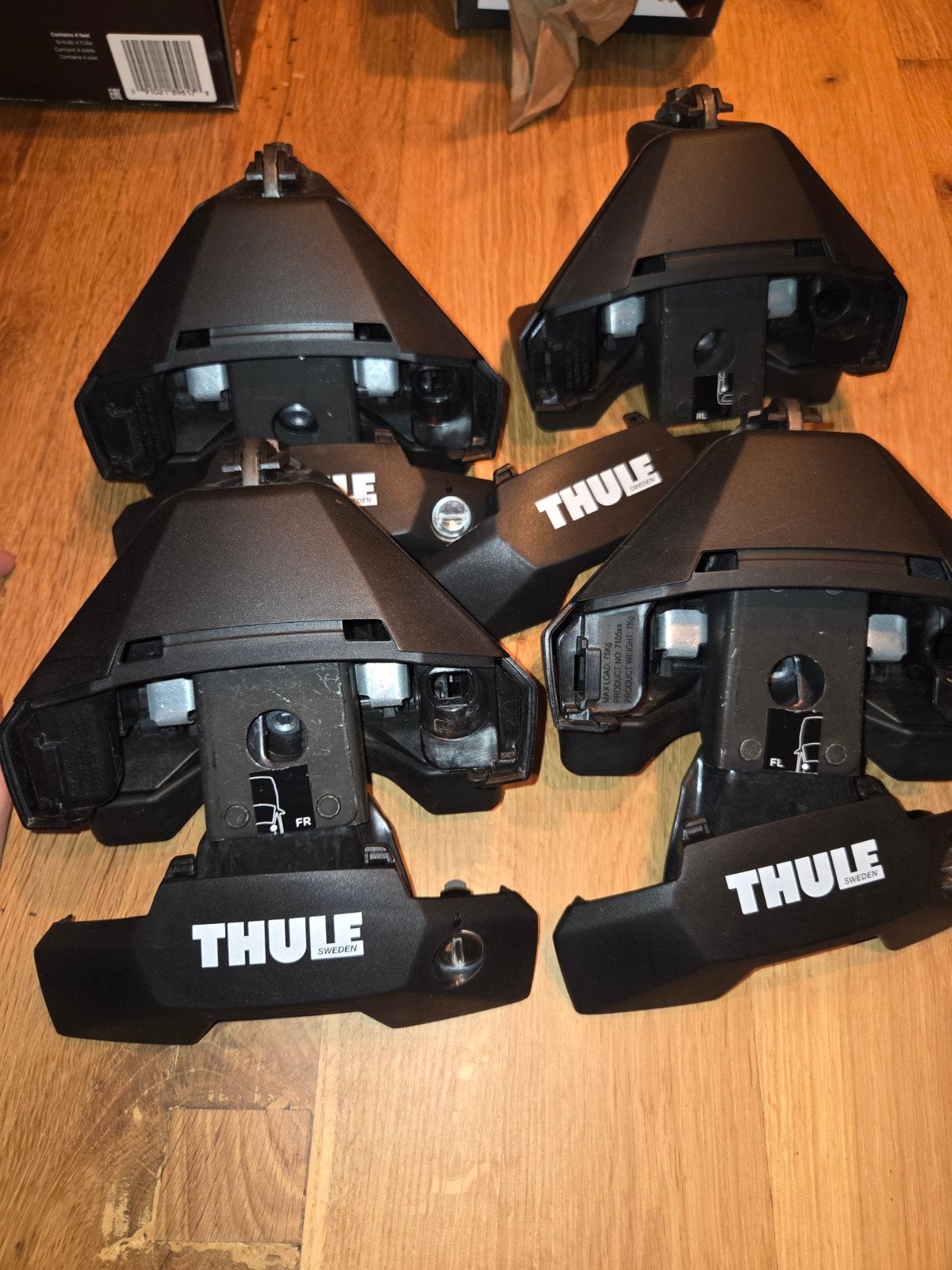 Thule Evo Clamp Voetenset 710500 en kit 145043 Honda Civic, Ophalen, Gebruikt