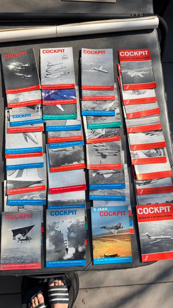 4 jaargangen Cockpit vliegtuig boeken 1963-1965, Ophalen of Verzenden, Zo goed als nieuw, Boek of Tijdschrift
