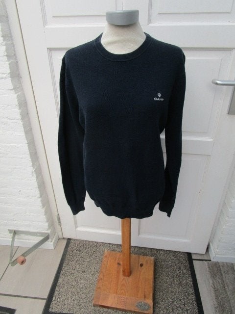 Mooie donkerblauwe Gant damestrui maat M valt als L, Kleding | Dames, Truien en Vesten, Ophalen, Blauw, Maat 42/44 (L), Zo goed als nieuw