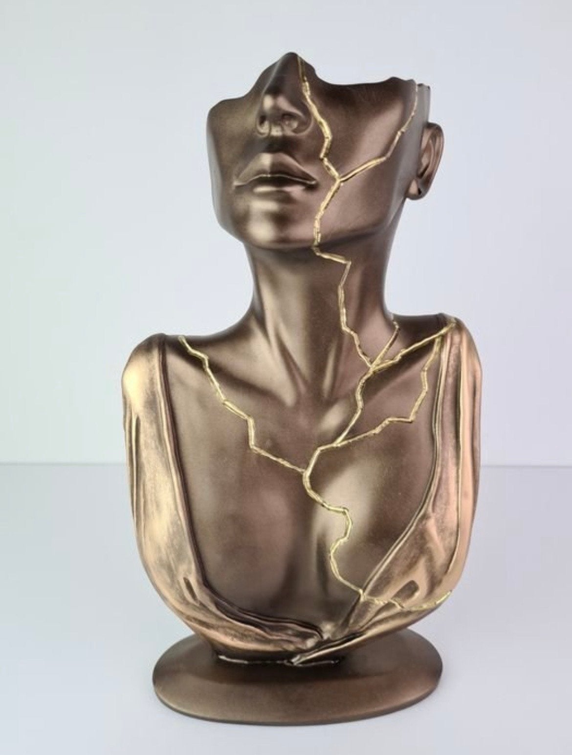 Santicri - Tired Face (88 van 100), Buste, Ophalen of Verzenden, Handgemaakt, 20 - 50 cm