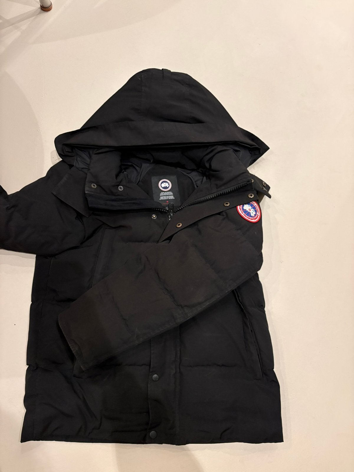 Canada Goose Jas maat S, Ophalen of Verzenden, Gedragen, Maat 46 (S) of kleiner, Zwart