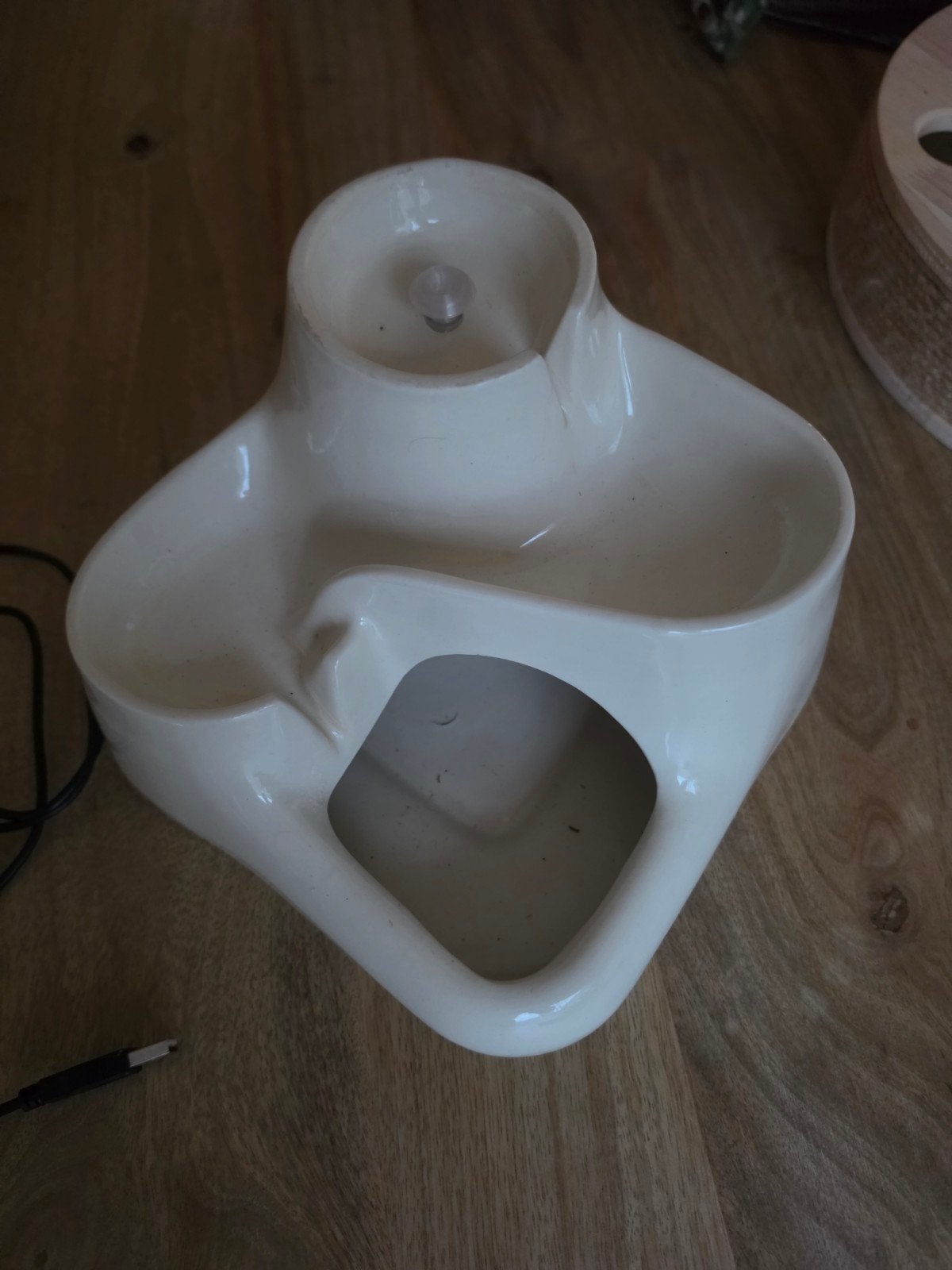 keramische drinkfontein, Dieren en Toebehoren, Ophalen of Verzenden, Gebruikt