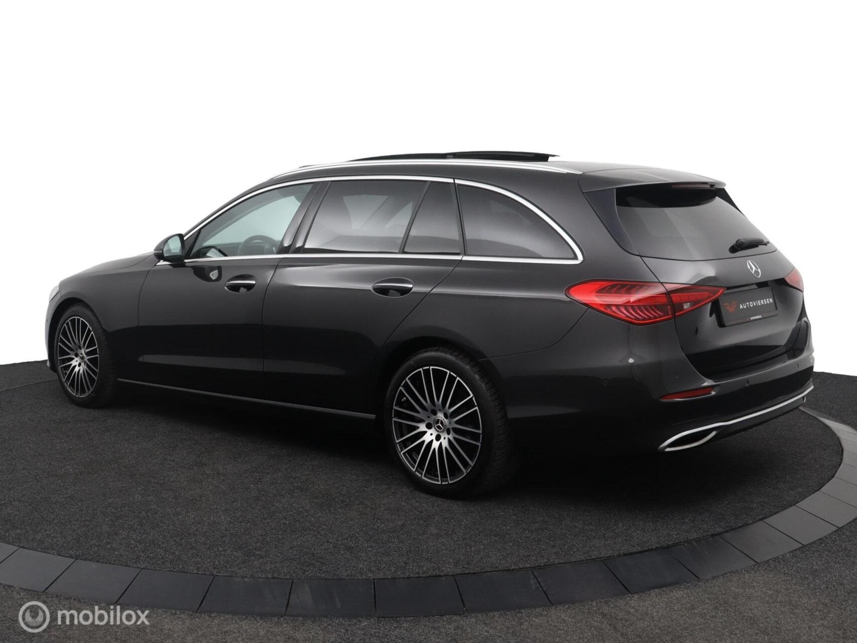 Mercedes C-klasse Estate 180 Luxury Line | Trekhaak | Pano |, Automaat, 4 cilinders, 170 pk, 93 €/maand