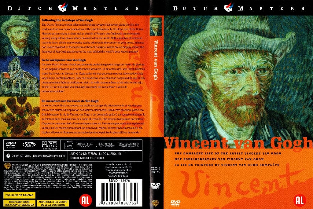 Vincent van Gogh, Alle leeftijden, Ophalen of Verzenden, Zo goed als nieuw, Documentaire