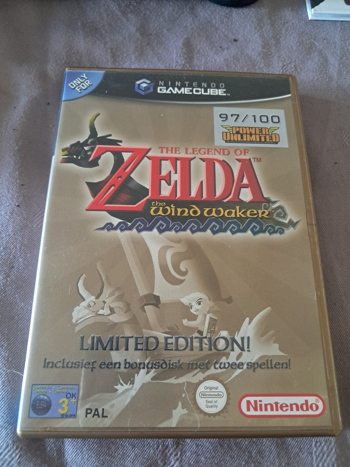 The Legend of Zelda: The Wind Waker Limited Edition GameCube, Avontuur en Actie, 1 speler, Ophalen of Verzenden, Zo goed als nieuw