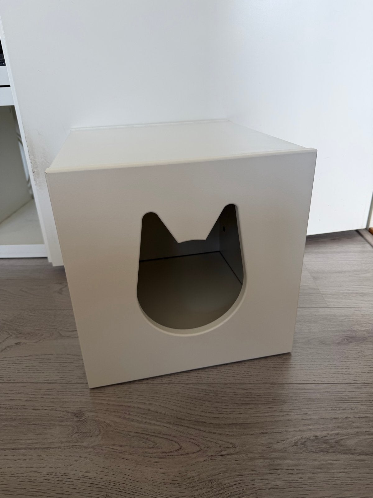 IKEA KALLAX Kattenhuis, wit | Nieuwstaat, Ophalen of Verzenden, Zo goed als nieuw