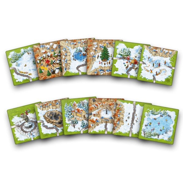 Carcassonne Mini Uitbreiding 4 Seizoenen Winter 999 Games, Hobby en Vrije tijd, Gezelschapsspellen | Bordspellen, 999 Games, Nieuw
