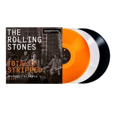 Vinyl 3LP Rolling Stones Totally Stripped Live Olympia Paris, Cd's en Dvd's, Boxset, Pop, Ophalen of Verzenden, 12 inch