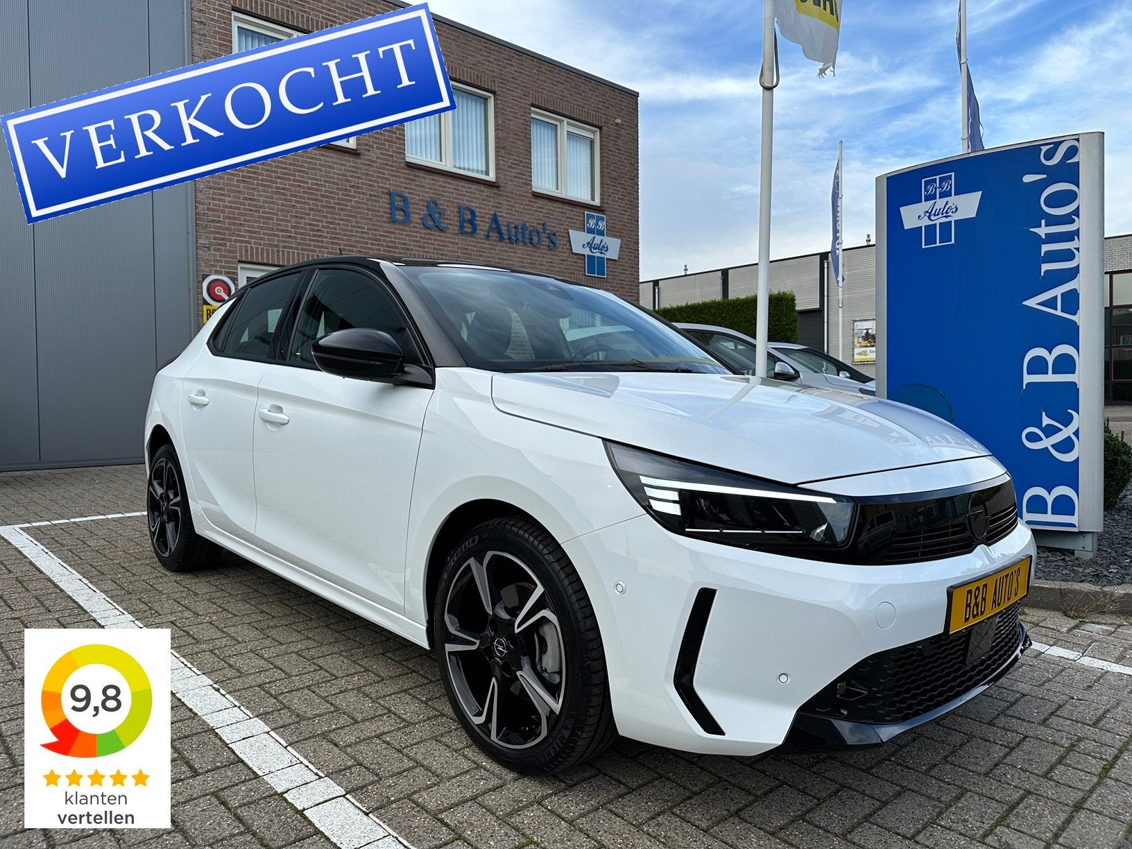 Opel Corsa 1.2 Turbo 100pk Ultimate l PANO-DAK l CAMERA l EC, Voorwielaandrijving, 101 pk, Gebruikt, Verwarmde buitenspiegels