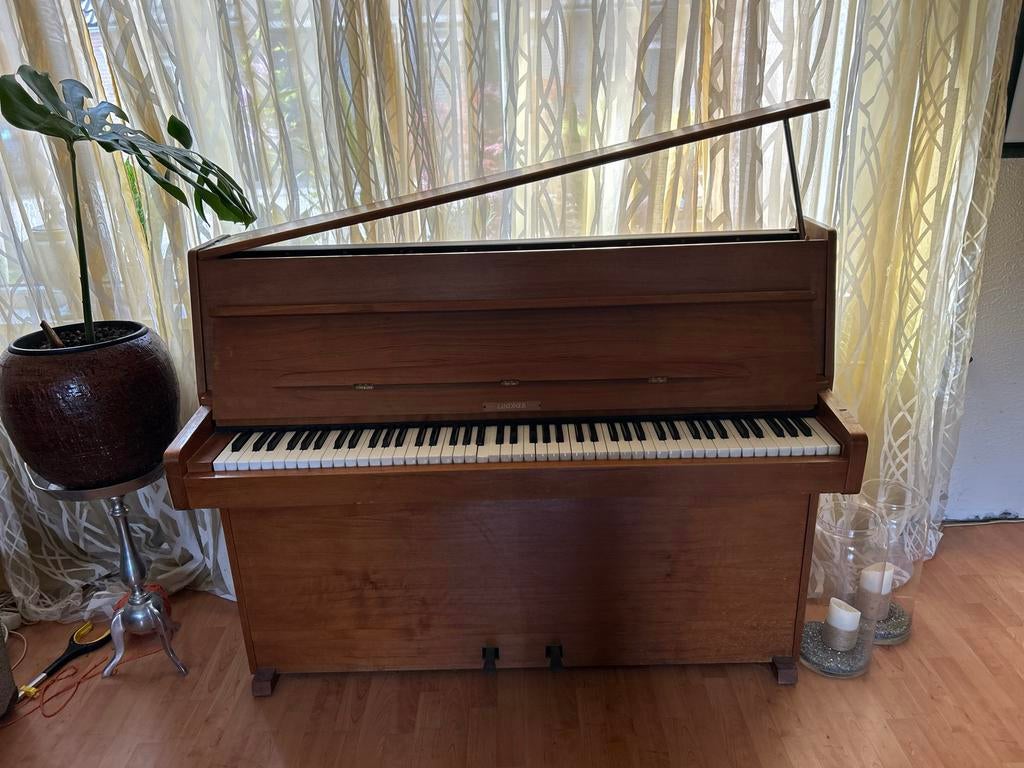 Lindner Piano - Klassiek Houten Instrument, Ophalen, Gebruikt, Bruin, Piano