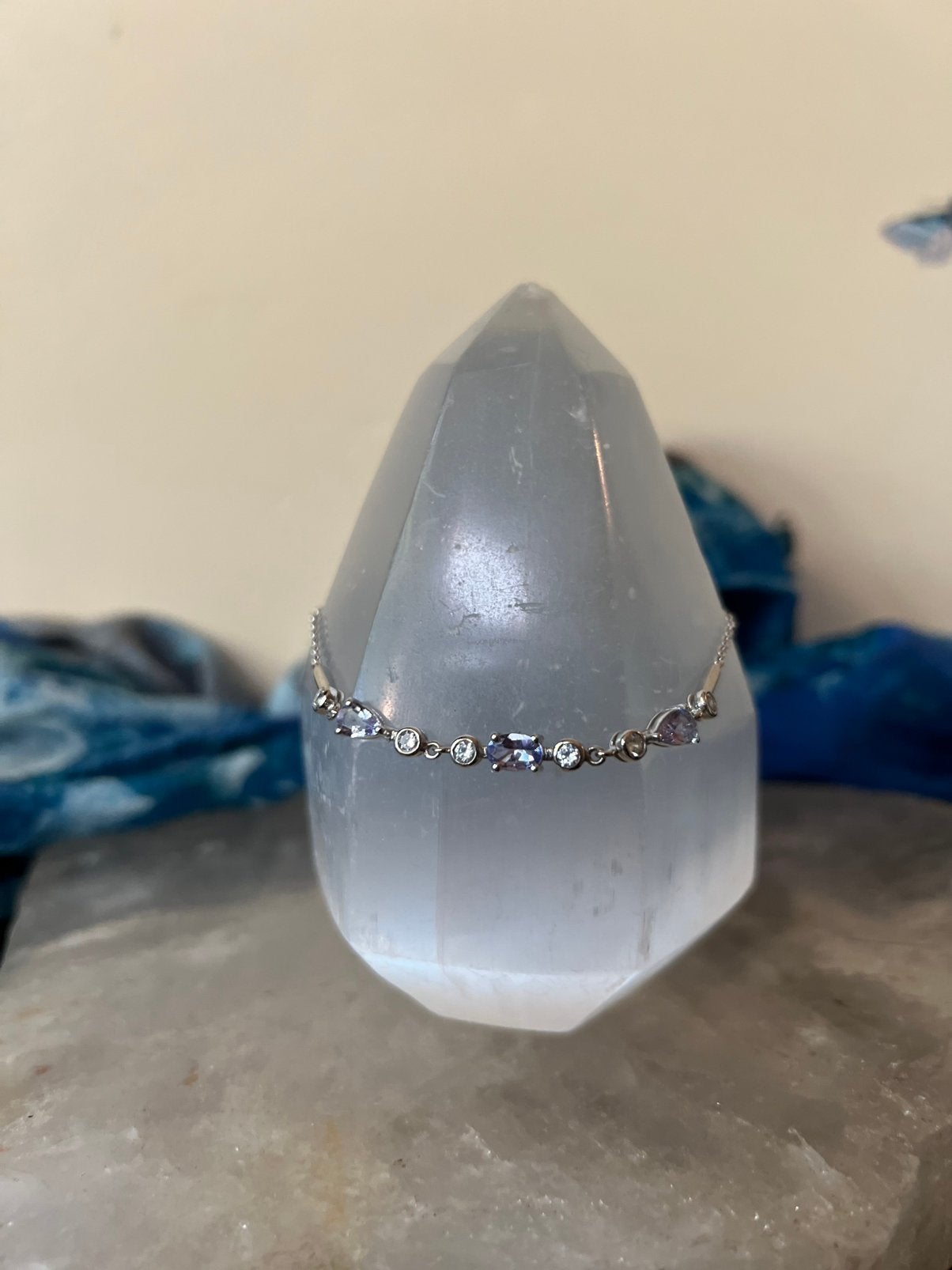 Tanzaniet zilver geluk beschermt aura straling intuïtie SALE, Sieraden, Tassen en Uiterlijk, Ringen, Blauw, Nieuw, Ophalen of Verzenden