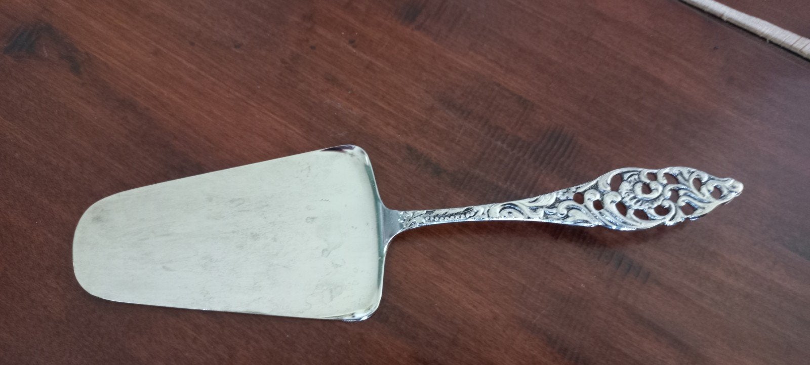Taartschep Verzilverd Ajour, Ophalen of Verzenden