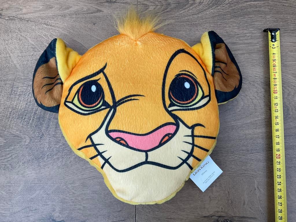 Nieuw Disney Lion King Simba kussen pluche 30 cm, Ophalen, Leeuwenkoning of Jungle Boek, Nieuw, Kleding of Textiel
