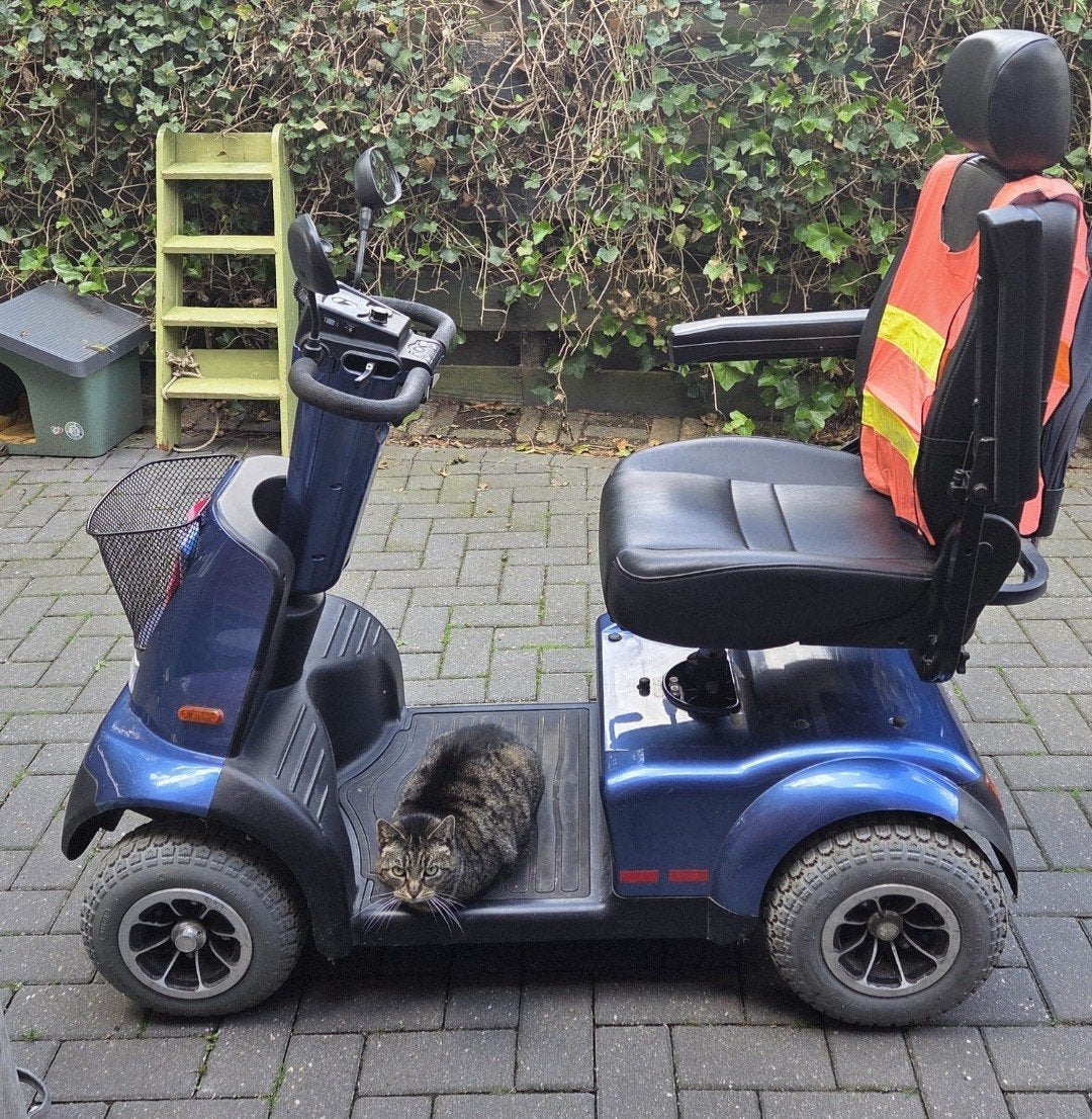 scootmobiel, Ophalen, Gebruikt