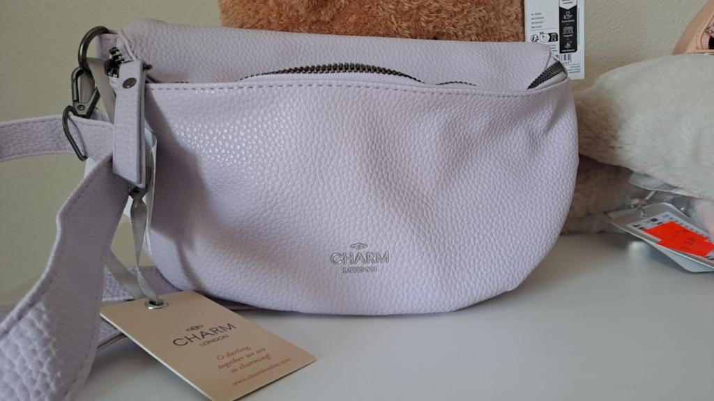 Nieuwe CHARM London Crossbody / Heuptas - Purple Pastel Lila, Sieraden, Tassen en Uiterlijk, Tassen | Damestassen, Verzenden, Nieuw