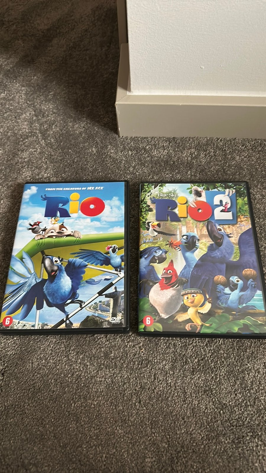 DVD’s Rio 1 en 2, Tekenfilm, Amerikaans, Ophalen of Verzenden, Zo goed als nieuw