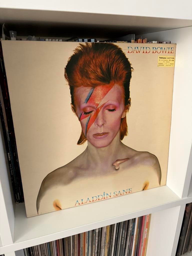 (UK) David Bowie - Aladdin Sane vinyl lp, Ophalen of Verzenden, Zo goed als nieuw, 12 inch, Poprock