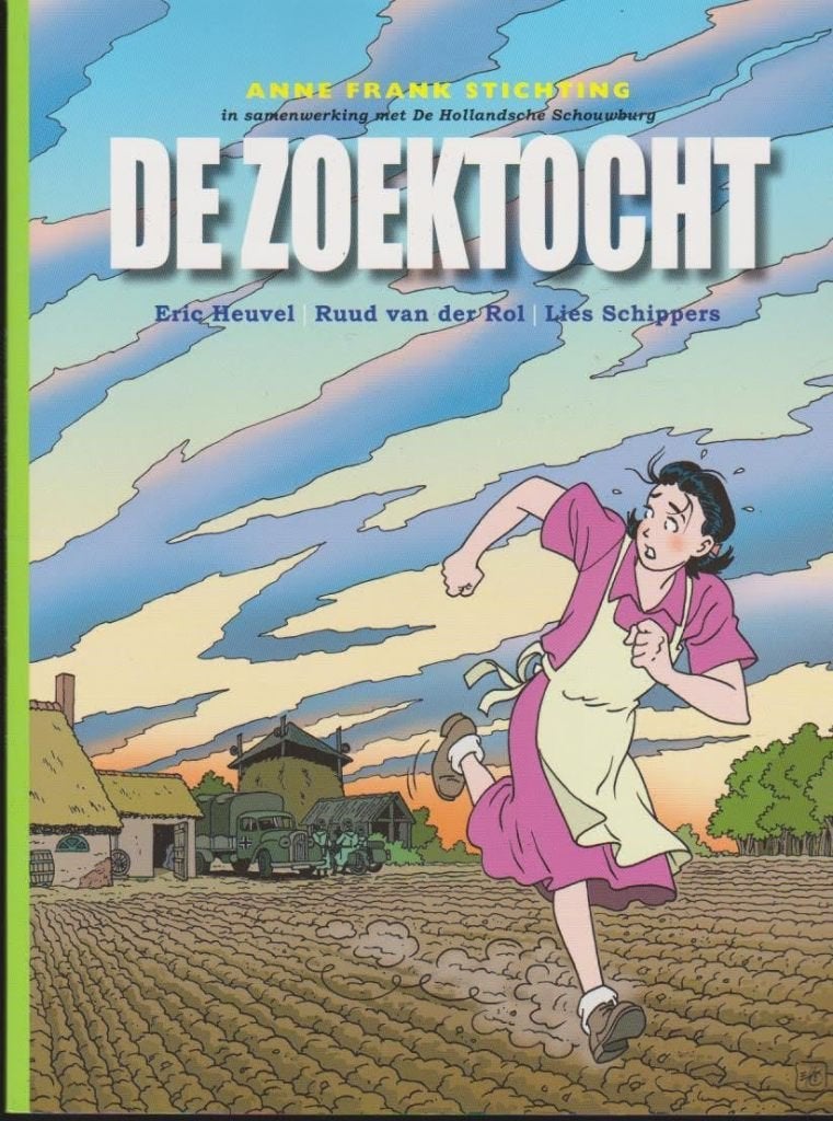 Eric Heuvel # De zoektocht (Anne Frank Stichting) hardcover, Boeken, Eén stripboek, Ophalen of Verzenden, Zo goed als nieuw, Eric Heuvel