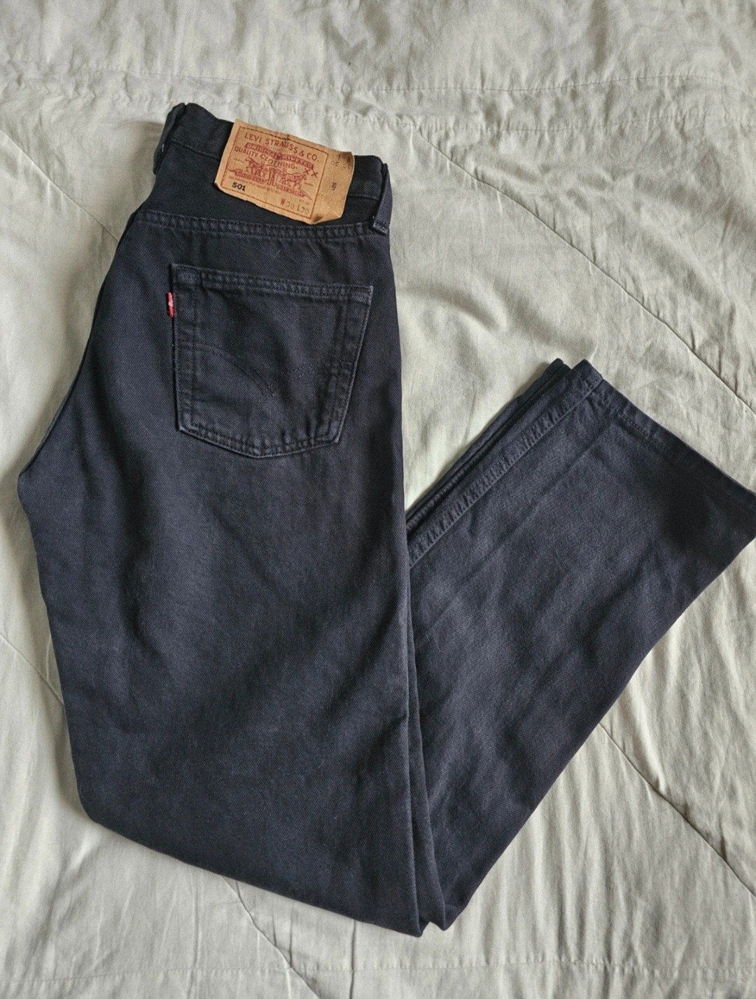 Levi's 501 Jeans - Zwart - W26, Levi's, Ophalen of Verzenden, Gedragen, Zwart